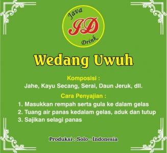JavaDrink Wedang Rempah